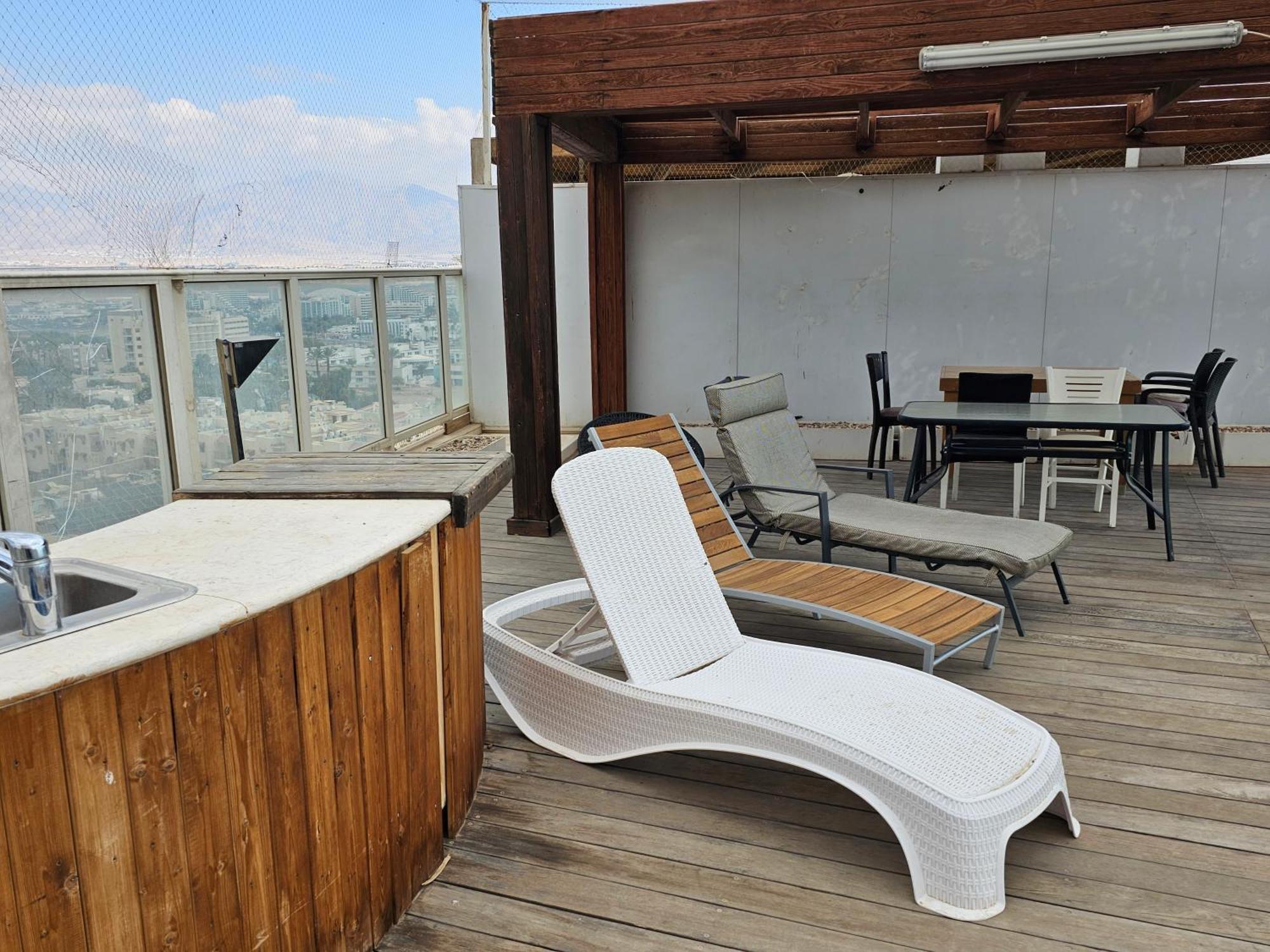 Exclusive Top Luxury Penthouse Near The Sea With Privat Roof-Pool Daire Eilat Dış mekan fotoğraf